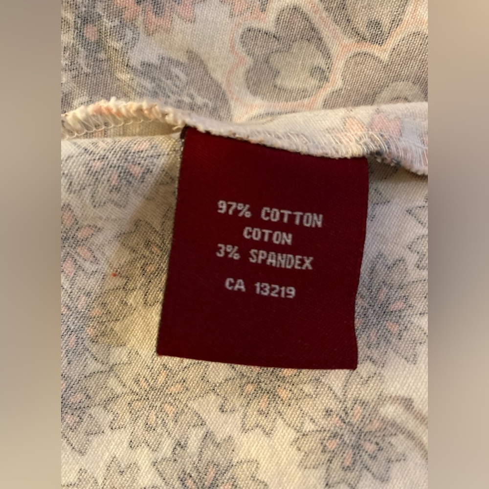 Reitmans petites blue & white butterfly 🦋 pattern jacket w/ top & front pockets - Picture 11 of 13